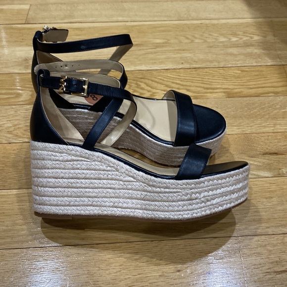 Michael Kors Shoes - Michael Kors  leathers wedge sandals.